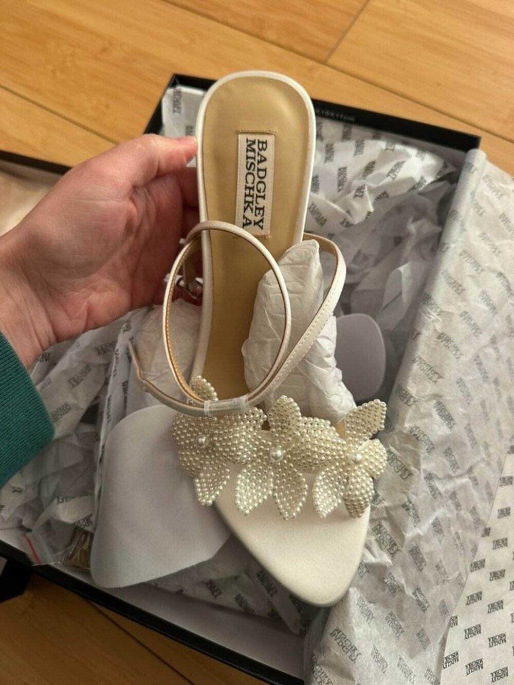 NEW, IN BOX - Badgley Mischka - Whitney Ankle Strap Sandal - Size 7